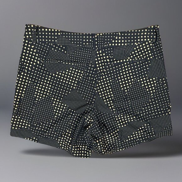 SPANX Women's Large Sunshine Shorts Blue Polka Dot 5.5”Inseam Pull On - Picture 2 of 7